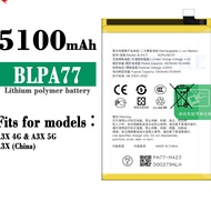 Battery BLPA77 for OPPO A3X4G A3X 5G A3X((China) 5100mAh 3.91V Mobile Phone Battery