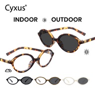 Cyxus Photochromic Oval Glasses Anti Radiation Eyeglass Woman Eye Glasses Anti Blue Light Eyewear 82