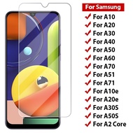 HF 9H Hard Screen Protector สำหรับ Samsung A51 A71 A50 A60 A30S A50S กระจกนิรภัย Galaxy A70 A30 A40 A20 A10 A20e A10E ฟิล์มด้านหน้า