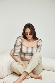 Moonland - Moon Spring Crop - 100% Linen