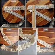 2N - Wholesale Link [30 meter roll] lace in many designs from 2cm to 6cm