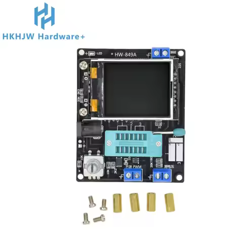 GM328A Transistor Tester Diode Capacitance ESR Voltage Frequency Meter PWM Square Wave Signal Genera
