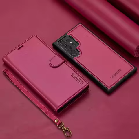 Detachable Wallet Case For Samsung Galaxy S25 Ultra S24 FE S21 S23 S22 + Plus A55 A56 A35 A16 A56 A1
