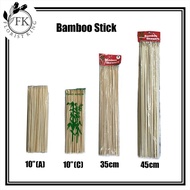 [Ready Stock] Bamboo Stick | Bamboo | Lidi | Lidi satay | Lidi Bunga Telur | 45cm | 35cm | 10"(A) | 