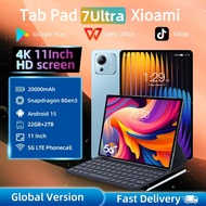 2025 Pad 7 Ultra Tablet 11inch HD 4K Global Language 20000mAh Android 15 22GB+2048GB Snapdragon 8Gen