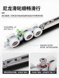 Free rotation folding magic door, revolving door, sky and earth axis, hanging pulley, hardware acce