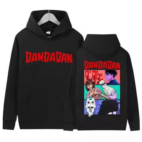 Anime Dandadan Okarun Dan Da Dan Graphic Merch Hoody Mens Women Vintage Aesthetic Sweatshirt Fashion