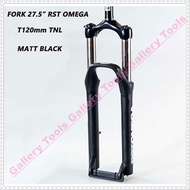 GARPU SEPEDA - FORK RST OMEGA 27.5 T120 HITAM Sepeda aksesoris sparepart