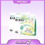 Petclear Cassava Mineral Sand Mixed Cat Litter Strong Deodorizing Strong Agglomeration Almost Dust-f