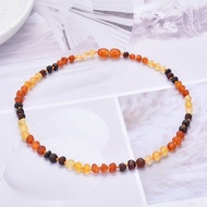 Xiangbao Asli Baltic Amber Tumbuh Gigi Kalung Beruntung Bayi