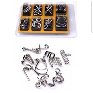 Intellectual Metal Puzzle 8in1 /Metal Puzzle Metal 3D Brain Game 8in1 High Quality | BsM
