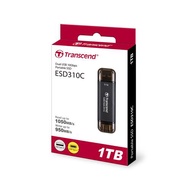 【現貨免運】Transcend 創見 ESD310C 1TB 黑色  USB 3.1 高速 行動固態硬碟 Type-C 超迷你SSD