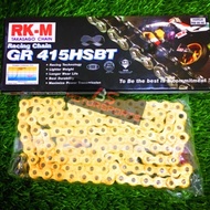 RKM 415 CHAIN RACING 415H（ GOLD ）GR 415HSBT RANTAI MOTOR