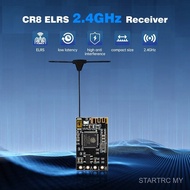CR8 ELRS 2.4GHz Radio Wayarles Nano Penerima Jarak Jauh T-Antena, Sesuai untuk Kawalan Jauh FPV Raci