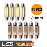 65Infinite (Pack Of 10 C5W 4014 20SMD 39mm) LED C5W 4014 20SMD 39mm Super Bright License Plate Light