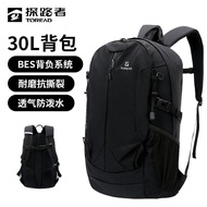 探路者（TOREAD）登山包 户外双肩包30L大容量防水透气运动徒步爬山背包 黑色 均码