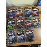Hot Wheels Fast & Furious Wave 1,2,3