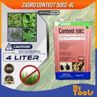 Mytools 4 Liter Zagro Contest 50EC Cypermethrin 5.5% Zagro Racun Ulat Serangga Insecticides