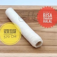 Collagen Case Leather Sausage Sleeve 16.55 Edible Collagen Sausage Wrapper Halal Edible ||