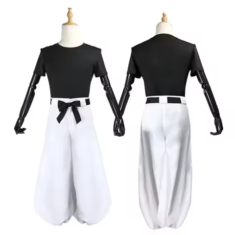 RUD Toji Fushiguro Cosplay Costume Anime Jujutsu Kaisen Toji Fushiguro Cosplay Uniform Tshirt Pants 