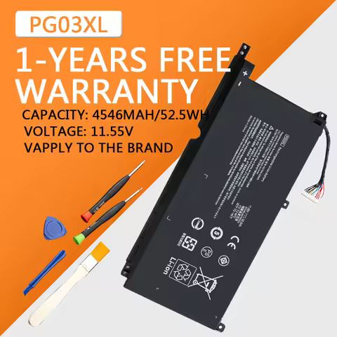 PG03XL Battery For HP Pavilion Gaming 15-DK dk0003nq 15-dk0020TX 15-ec 15-ec0000 OMEN 5X FPC52 HSTNN