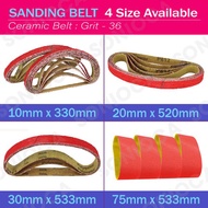 [Ready Stock] Ceramic Sanding Belt (Small)/ Sander Belt / Sand Belt / Cloth Belt / Belt Sander/Sand 