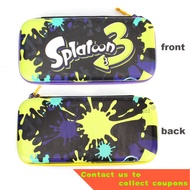 🌠 For Nintendo Switch/ Switch OLED Console Storage Bag SWITCH SPLATOON 3 Waterproof Hard Case with 10 Card Slots 84VF