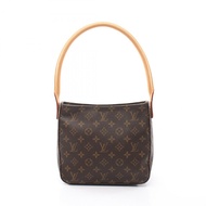 路易威登 Looping MM 單肩手提包 M51146 Monogram 帆布皮革二手 LV