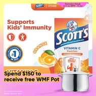 [3 Pack] SCOTT'S Vitamin C Pastilles Supplement for Children, Support Immunity, Healthy Skin and Gum