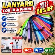 Adjustable Retractable Neck Lanyard|Strong Load-Bearing Dual Hook Strap|Durable Multi-Use Cord