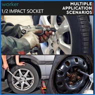 Wor* 36mm Impact Wrench Socket Driver Head 1 2inch Impact Socket Wrench Head Electrical Wrench Socke