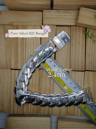 Silver 925 Bangle (Ready stock) sesuai untuk Lelaki