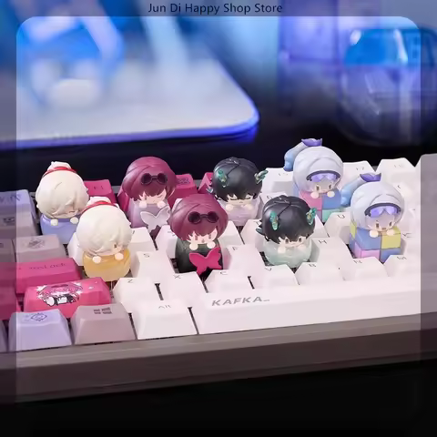 Honkai: Star Rail Fingertip Keycap Series miHoYo Blind Box Model Cartoon Collection Home Decoration