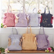 ［訂購/包郵］迪士尼公主系列Maison de FLEUR緞帶蝴蝶結單肩包 Tote bag 美女與野獸/白雪/睡美人/冰雪奇緣Frozen/長髮公主/阿拉丁/灰姑娘/小美人魚