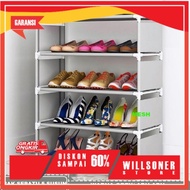 5-Tier Shoe Rack Shoe Storage/ 5-Tier Multipurpose Shoe Rack/ - (Choose Color)