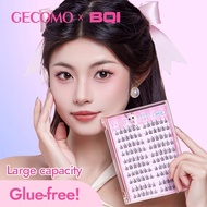 GECOMO 120 Pcs large Capacity Lazy Beginner No glue No Removal False Eyelashes Sunflower Trilogy Fal