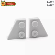 Compatible with Lego 24299+24307 2x2 Wedge Board High-Quality Parts MOC Toys DIY Assembling Toys Edu