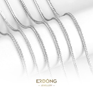 Necklace S999 Clavicle Chain Chopin Chain Jewelry Long High-End Feeling Wholesale Niche Sweater Chai