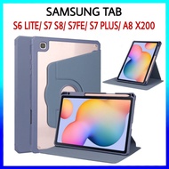 Peranti Siswa Samsung Tab A8 10.5 X200 X205 360 Degree Rotation Pen Slot Case Samsung Tab A8 10.5inc