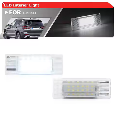 Fits For BMW X3 G01 iX3 G08 X4 G02 2018-2023 Car Interior Light Replacement LED F&R Step Door Courte