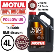 MOTUL H-TECH 100 PLUS 0W20 API SP 100% SYNTHETIC FULLY SYNTHETIC 4 LITER