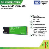 WD Green SN350 NVMe SSD (3-YEARS WARRANTY)