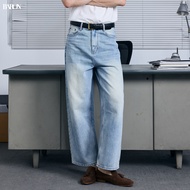 BARON - WAYNE JEANS SET เซ็ตยีนส์ผู้ชายวินเทจ แจ็กเก็ตยีนส์ กางเกงยีนส์ทรงขากว้าง