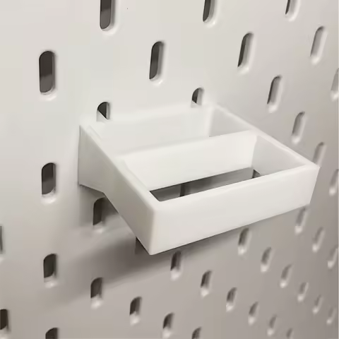 For IKEA Skadis Pliers And Scissors Storage Rack White Plastic Tool Storage Holder Shelf Home Worksh