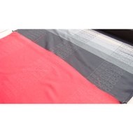 Recaro cloth BLACK & RED  color 5 feet x 1 meter