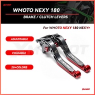 For WMOTO NEXY 180 Nexy+ 180  Brake Lever Set Adjustable Folding Handle Levers Motorcycle Accessorie