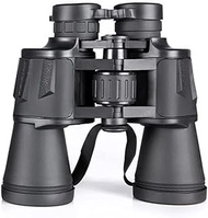 Binoculars Telescopes 20x50 Binoculars for Adults and Kids with Universal Phone Adapter Weak Light Vision for Bird Watching Hunting Traveling Astronomy (Color : Black)
