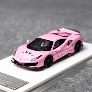 The Player 1/64 Ferrari 488 pista Resin Car Model Diecast Car Toys Collection Birthday Gift
