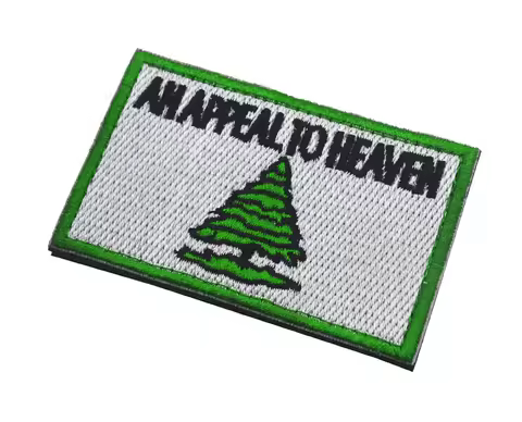 Embroidered Appeal to Heaven Tactical Patch Funny words patch hook back tactical badges funny for ba