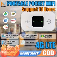 4G LTE Pocket WiFi Openline Hotspot Router Modem Universal Sim Card 150Mbps Data Travel Online
